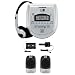 Fisher PCD-2450C Personal CD Player with Car Kit and Twin External Speakers