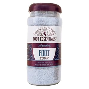 Village Naturals Foot Essentials Refreshing Foot Soak 20 oz by Village Naturals Foot Essentials