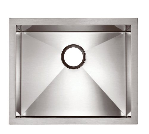 Blanco BL516199 BlancoPrecision MicroEdge 20-Inch Single Bowl Sink, Satin Polished