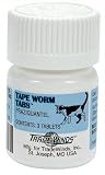 Pet Supplies : Tape Worm Tabs - Feline - 3 tablets