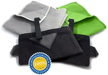 TravelLitely Microfiber Yoga Towel Set - Fast Drying and Compact Towels - No Paper Towels, Less Waste