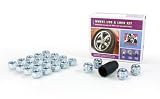 Gorilla Automotive 70773 Acorn Open End Chrome Lug Nut and Lock System (7/16" Thread Size)