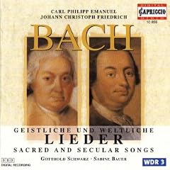 CPE/JCF Bach: Sacred and Secular Lieder