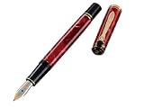 Pelikan Souveran 320 Ruby Red Fine Point Fountain Pen - 974055