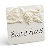 Place Tile Design Vine Place Tile, Set of 6 with Pen, Egg White