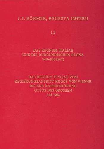 Das Regnum Italiae vom Regierungsantritt Hugos von Vienne bis zur Kaiserkr�nung Ottos des Gro�en (926-962)