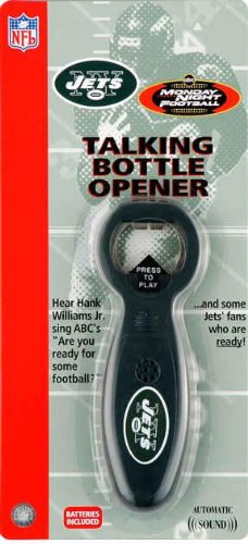 New York Jets Talking Bottle Opener