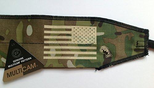 Strength Wraps Battle Ready Multi Camo Flag Wrist Wraps
