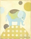 Ella Elephant Canvas Art by Oopsy Daisy