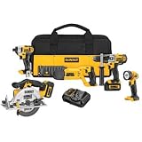 DEWALT DCK592L2 20V MAX Cordless Lithium-Ion Premium 5-Tool Combo Kit