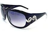 Roberto Cavalli - ROBERTO CAVALLI Stato 390S 390-S Stained Dark Blue U15 Sunglasses