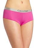 Calvin Klein Womens Metallic Chrome Cheeky Hipster