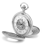 Rotary MP00712/01 Gents Stainless Steel Pocket Watch