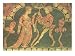 Love Scene, Detail of Panelling from the Penafiel Castle, Valladolid 14th Century Art Giclee Poster Print, 24x18 Image