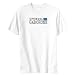 T-Shirt White Elegant Flag 