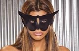 Leather cat mask (Adult)