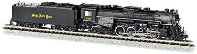 Bachmann N Scale Train Steam Loco 2-8-4 Berkshire DCC Sound Equipped Nickel Plate #759 - Railfan Version 50952