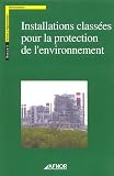 Installations classées pour la protection de l environnement (1Cédérom)