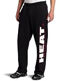 NBA Men's Miami Heat Reloaded Fleece Pant (Black, X-Large)