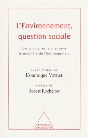 L'Environnement, question sociale