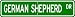 German Shepherd STREET SIGN ~ High Quality Aluminum ~ Dog Lover
