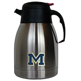 Bergamot Michigan Wolverines 1.5 Liter Coffee Carafe