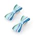 Blue / Baby / Handmade / Newborn/ Toddler/Girl Bow Shaped Hair Clip (6186-1)