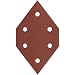 PORTER-CABLE 767602205 220 Grit Diamond-Shaped Hook & Loop Profile Sanding Sheets (5-Pack)