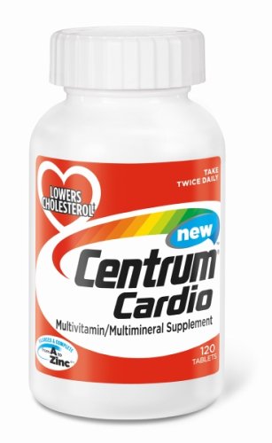 Centrum Cardio Multivitamin/Multimineral Support, Tablets 120 ea