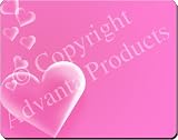  : PINK HEARTS VALENTINE GIFT Mouse Mat