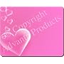 PINK HEARTS VALENTINE GIFT Mouse Mat