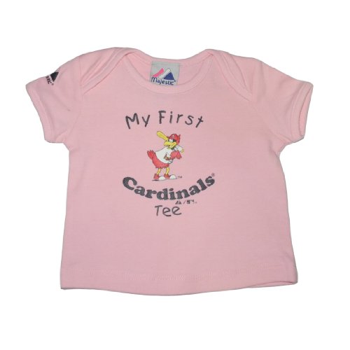 Infant / Baby MLB St. Louis Cardinals My First Tee T-Shirt - Pink (Size: 3/6)