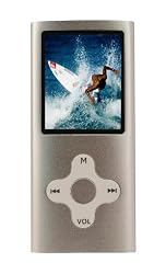 Mach Speed 8 GB Eclipse MP3/Video Player with 1.8-Inch Display, Digital Voice Recorder, Shuffle Mode - Silver (Eclipse-180 SL)