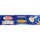 Barilla White Fiber Pasta, Spaghetti, 12 Ounce (Pack of 20)