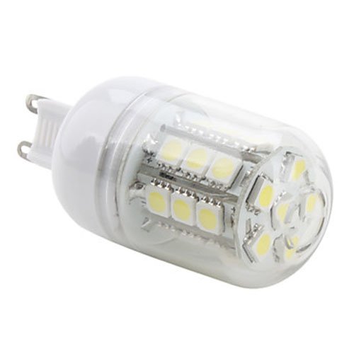 Factop G9 27x5050 SMD 3.5W 300LM 5500-6500K Natural White Light LED Corn Bulb (110V) On Sale