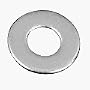 CRL 3/8"-16 Zinc Flat Washer for 1-1/2" and 2" Standoff's