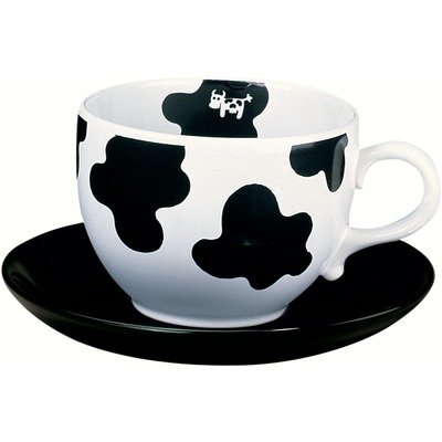 Jumbotasse Set 500 ml Kuhflecken