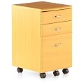 HJH Office/Buerostuhl24 673804 Rollcontainer Ekon buche