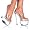 BEAU-601 6 1/2" Mule, clear/clear-size 6