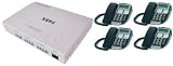 Orchid Analogue 3 Line PBX308+ Telephone System with 4 Office Telephones