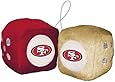 NFL Football Team Fuzzy Auto Dice