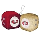 NFL San Francisco 49Ers Fuzzy Dice