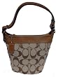 Coach Hamptons Signature Khaki Tan Duffle Shoulder Crossbody Handbag 13358
