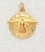14 kt Gold Religious Medal - Holy Spirit Confirmation - In a Premium Black Box