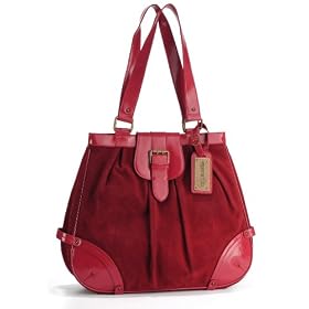 Timi and Leslie Ruby Suede Convertible Baby Bag