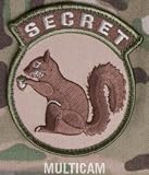MILSPEC MONKEY SECRET SQUIRREL PATCH MULTICAM MILSPEC MONKEY SECRET SQUIRREL PATCH MULTICAM