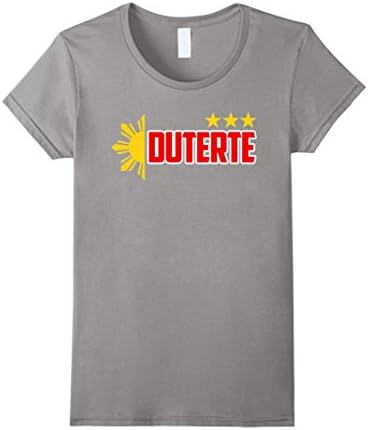Women's Duterte for President 2016 Shirt - Duterte T Shirts Medium Slate