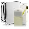 Calyx by Prescriptives for Women 4 Piece Set Includes: 1.7 oz Exhilarating Fragrance Spray + 3.4 oz Exhilarating Body Lotion + 0.33 oz Exhilarating Fragrance Purse Spray + Travel Bag