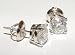 2.51 CARATS diamond solitaires stud earrings ear ring