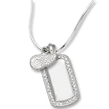 Detroit Red Wings Mini Dog Tag Necklace